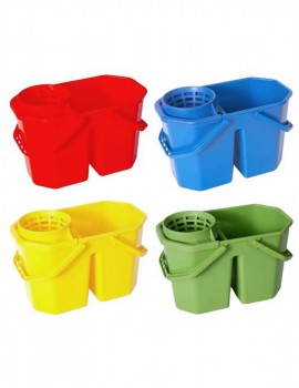 Dual Mop Bucket 14lt – Choice of colours Hygiene